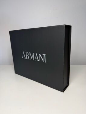 ARMANI Black Logo Gift Box / storage box home decor